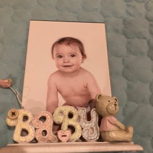 New baby picture frame